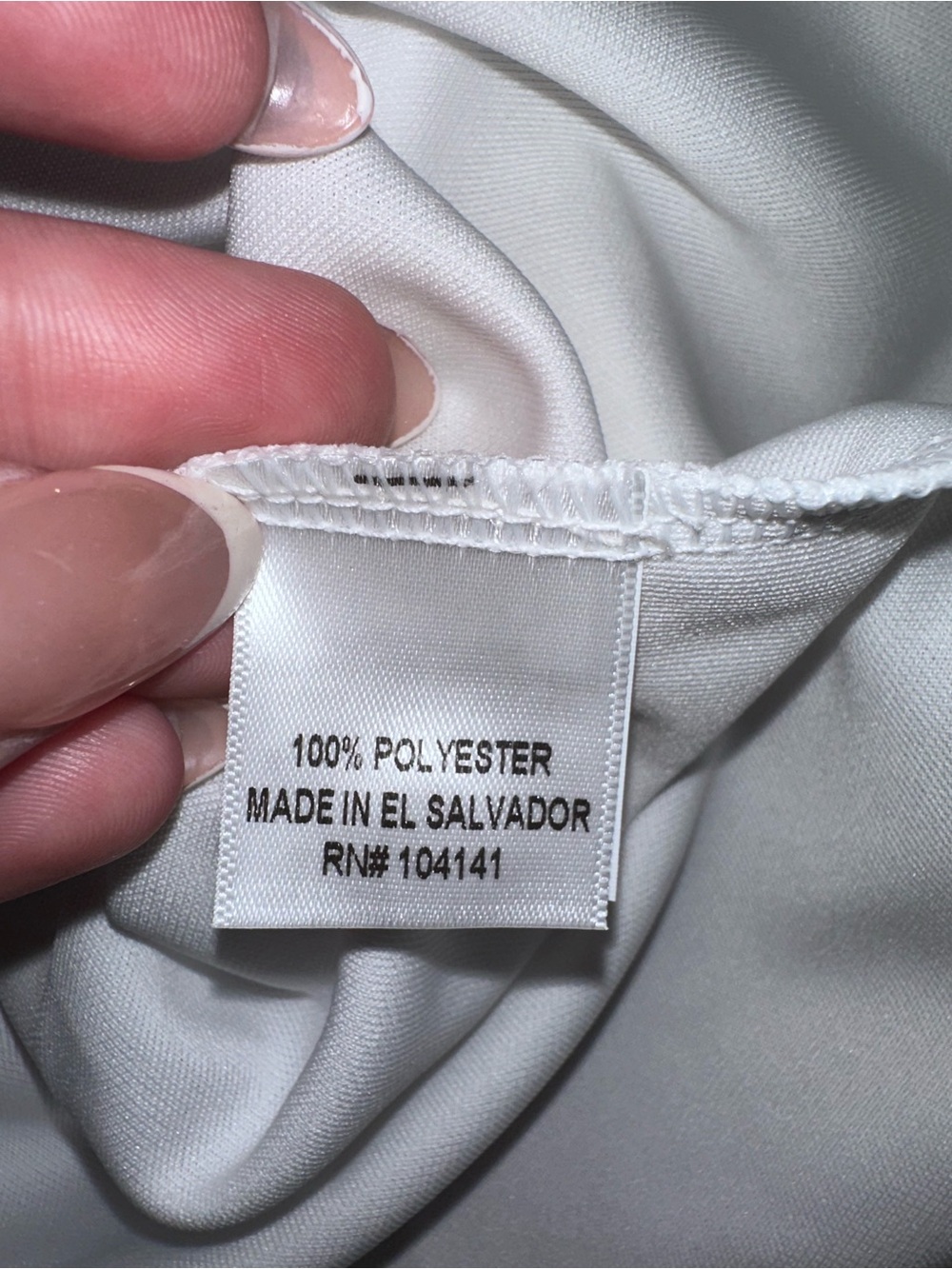 Lady Hagen White Sleeveless Polo Tank - Picture 4 of 5